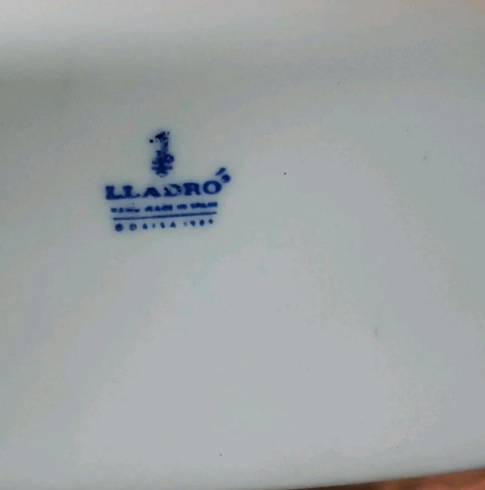 Vtg Lladro 1989 Christmas Bell (Missing Clapper)  1991 Ornament (Missing Top)